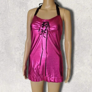 Pink Halter Slip
